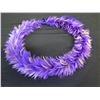 Image 3 : Purple w/ Yellow Feather Lei 9"dia