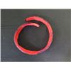 Image 3 : Red w/ Purple Feather Lei Hatband 7.5"dia