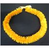 Image 1 : Yellow Feather Lei 13"dia
