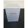 Image 2 : Qty 2 Boxes (4 Glasses) Neiman Marcus Crystalline Wine Goblets Handmade in Slovenia 3"dia, 8.5"H