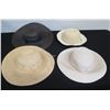 Image 1 : Qty 4 Wide-Brim Sun Hats: Helen Kaminiski, Sen Si Studio, Eric Javits, Misc Styles
