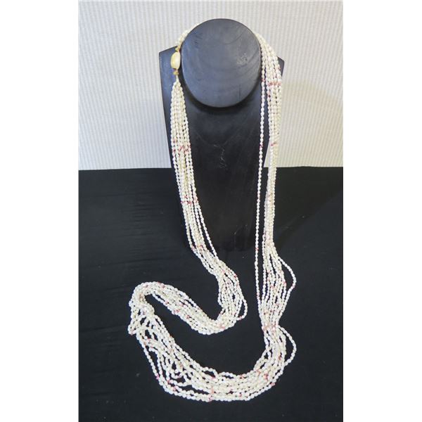 Niihau Shell Lei, Multi-Strand 70"L (Originally From the Estate of Regina Kawananakoa)