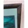 Image 4 : Manatee Art on Ceramic Tile by Wyland, Framed 14" x 14"