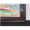Image 3 : Original Oil Painting on Wood Panel by Artist Yvonne Manipon, Kaiser Bowls, Framed 19" x 15"