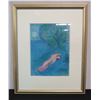 Image 1 : Color Lithograph by Marc Chagall, Daphis & Chloe Beside Spring, Framed 18" x 22"
