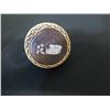 Image 8 : Large Woven Basket 18" Dia, 9" H & Miniature Basket w/ Handle