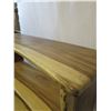 Image 15 : Monkey Pod Wood 2-Tier Shelving Unit 45" x 17" x 34"H