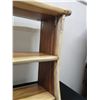 Image 5 : Monkey Pod Wood 2-Tier Shelving Unit 45" x 17" x 34"H