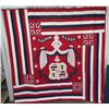 Image 1 : Kuuhae Aloha Hawaiian Quilt Bedspread 110" x 108", King / Queen Size
