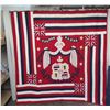 Image 8 : Kuuhae Aloha Hawaiian Quilt Bedspread 110" x 108", King / Queen Size