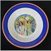 Image 1 : Matson Navigation Plate, Art by Eugene Savage 9" Dia, Lynn Krantz Hawaiiana Ware