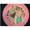 Image 2 : Matson Navigation Plate, Art by Eugene Savage 11" Dia, Lynn Krantz Hawaiiana Ware