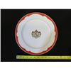 Image 6 : Pillivuyt Porcelain Commemorative Plate Coronation King Kalakaua & Queen Kapiolani 125th Anniversary
