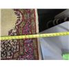 Image 8 : Floral Area Rug w/ Fringe 36" x 38"