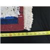 Image 7 : Abstract Area Rug w/ Fringe 36" x 24"