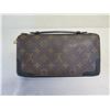 Image 2 : Louis Vuitton Logo Wallet w/ Leather Handle 9" x 5"