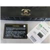 Image 11 : Chanel Black Gusset Flap Wallet w/ Tag & COA 8" x 4"