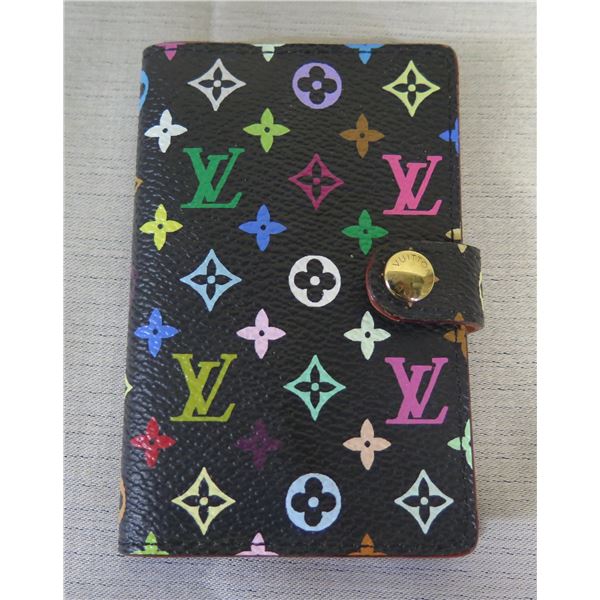 Louis Vuitton Address Book w/ Snap Close 4.5" x 3"