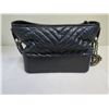Image 3 : Chanel Black Handbag Made in Italy w/ Chain Strap & COA 12" x 8"