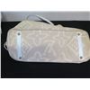 Image 10 : Louis Vuitton White Tote Bag w/ Leather Strap 20" x 15"