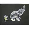 Image 3 : Glass Elephant Figurine & Crawling Monkey, Misc Sizes