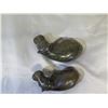 Image 2 : Qty 2 Hippopotamus Figurines Made in Zimbabwe 7"L