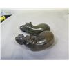 Image 3 : Qty 2 Hippopotamus Figurines Made in Zimbabwe 7"L