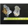 Image 7 : Qty 2 Lalique Cristal Paris Frosted Glass Angel Figurines, Misc Sizes
