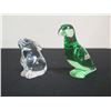 Image 2 : Qty 2 Baccarat Figurines: Bird & Bunny, Misc Sizes