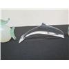 Image 3 : Qty 3 Figurines: Baccarat Dolphin, Fish w/ Maker's Tag & Egg, Misc Sizes