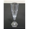 Image 2 : Qty 2 Stemmed Baccarat Champagne Flutes on Hexagon Base 9.5"H