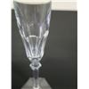 Image 3 : Qty 2 Stemmed Baccarat Champagne Flutes on Hexagon Base 9.5"H