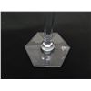 Image 8 : Qty 2 Stemmed Baccarat Champagne Flutes on Hexagon Base 9.5"H