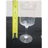 Image 8 : Qty 5 Lenox Stemmed Wine Goblets w/ Floral Design 3"dia, 6.5"H