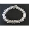 Image 1 : LS Clear Bead Bracelet w/ Metal Tag Approx 2.5"dia