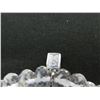 Image 2 : LS Clear Bead Bracelet w/ Metal Tag Approx 2.5"dia