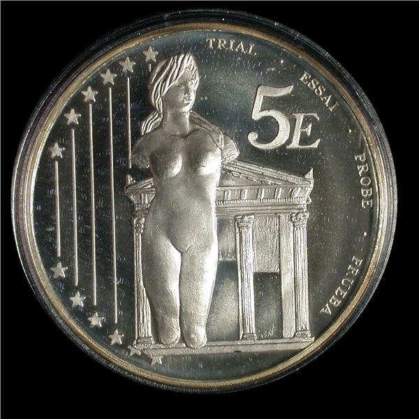 Cyprus Pattern 5 Euro in Silver, 2004