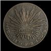 Image 2 : Mexico 8 Reales 1875 Guanajuato, with Chop Marks