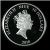Image 2 : Niue Ten Dollars Silver Proof 2010, Peanuts