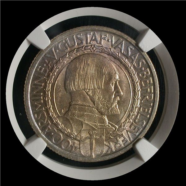 Sweden 2 Kronor 1921 Political Liberty