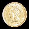 Image 2 : United States One Dollar Gold 1856, Indian Princess Head