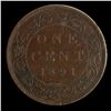 Image 2 : 1891 One Cent SL SD, Obverse 3