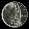 Image 2 : 1947 Ten Cents Maple Leaf, ICCS MS-64
