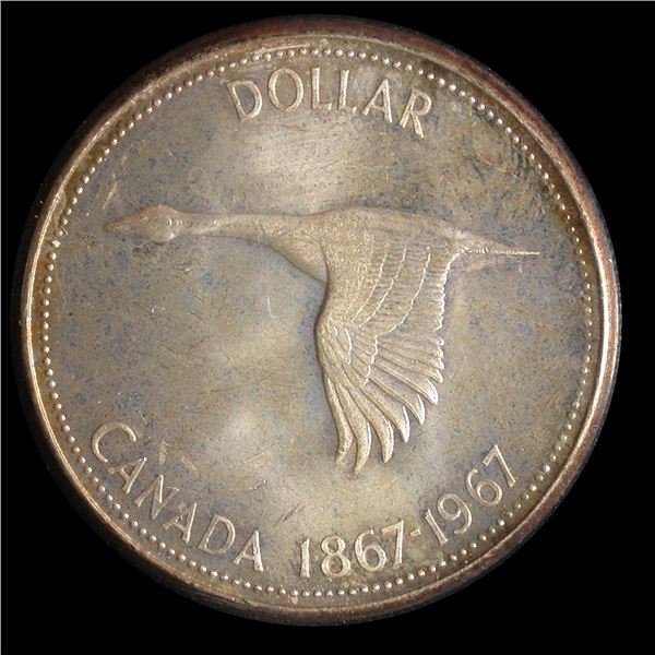 1967 One Dollar, ICCS MS-65