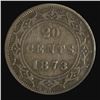 Image 2 : Newfoundland Twenty Cents 1873, ICCS VF-20