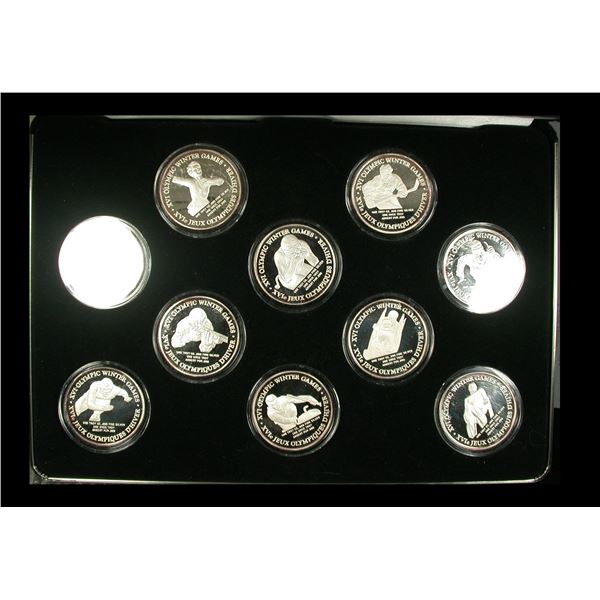 Toyota Canada Set of .999 Silver 1992 Olympic Medals