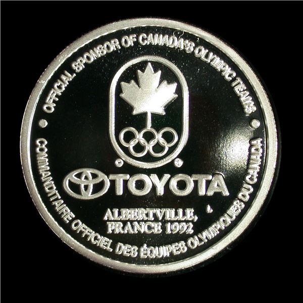 Toyota Canada Set of .999 Silver 1992 Olympic Medals