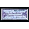 Image 1 : Diefenbaker Signed $10 Amex Travelers Cheque, 1975