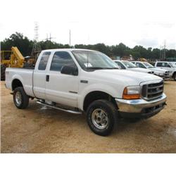 2001 FORD F350 4X4 EXTENDED CAB PICKUP