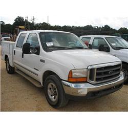 1999 FORD F250 CREW CAB SERVICE TRUCK